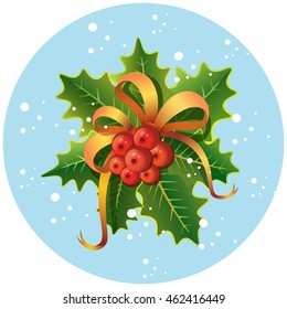 Christmas Holly Decoration