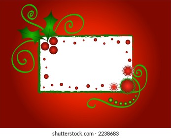 Marco hueco de Navidad - VECTOR
