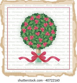 christmas holly tree