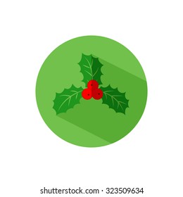 Christmas holy flat icon.