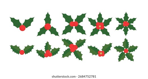 Navidades Holy Leaf Set Colección