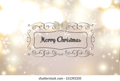 Christmas horizontal banner.Vector illustration