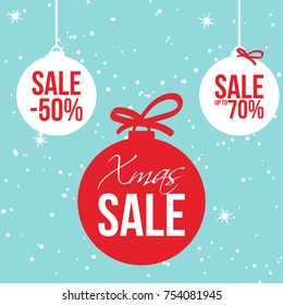 Christmas Hot Sale Banner for Retail Industry