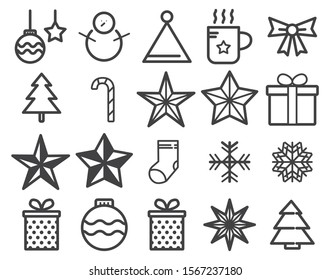Christmas Icon, Christmas concept, vector.
