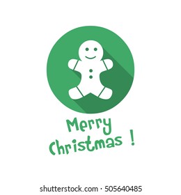 christmas icon. cookie