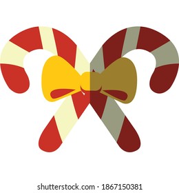 Christmas icon. Christmas decorations made into icon designs.