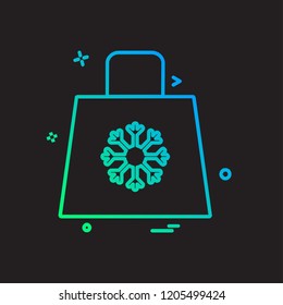 Christmas icon design vector