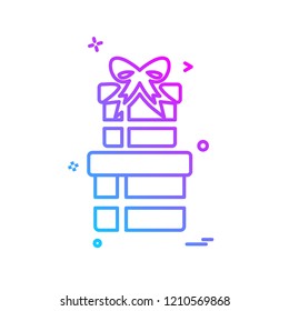 Christmas icon design vector