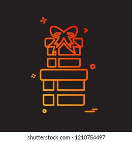 Christmas icon design vector