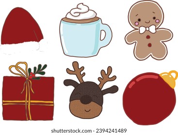 Christmas icon, Elements and Decoration