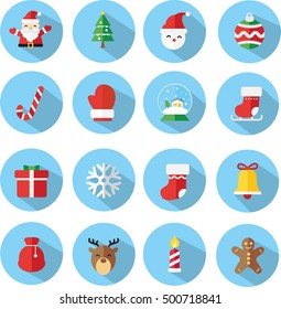 Christmas icon flat design