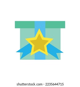 Icono de Navidad, ilustración vectorial plana