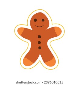 icono de Navidad. Hojas de muñecas de ilustración vectorial plana