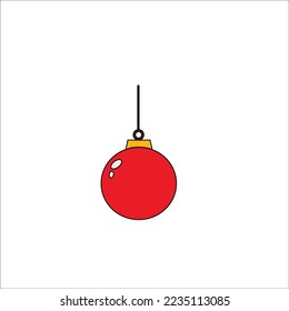 Christmas Icon Line Vector Illustration"