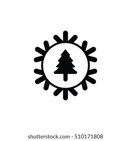 Christmas Icon. Logo Vector