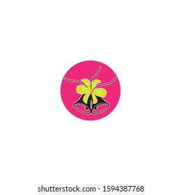 christmas icon logo vector illustration