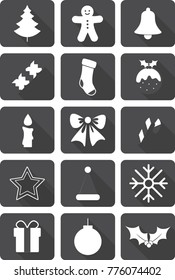 Christmas Icon Pack B&W