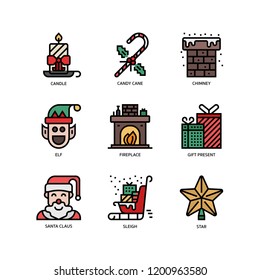 Christmas icon set 1