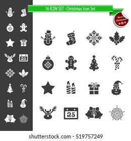 Christmas Icon Set - 16 ICON SET
