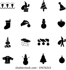christmas icon set 2