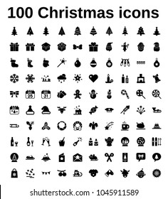 Christmas icon set