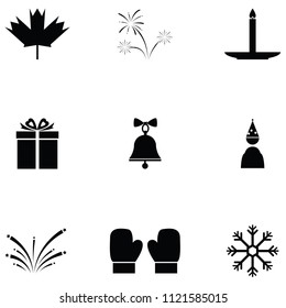christmas icon set