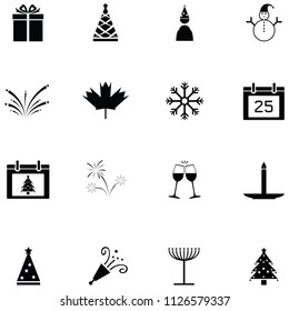 christmas icon set