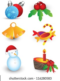 christmas icon set