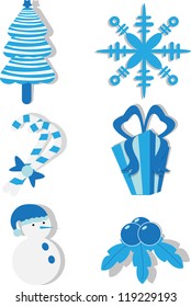 christmas icon set