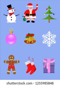 Christmas icon set
