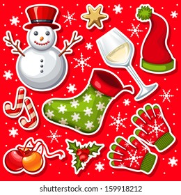 Christmas icon set