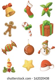Christmas icon set
