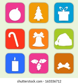 Christmas Icon Set.