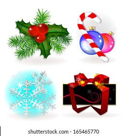 Christmas icon set