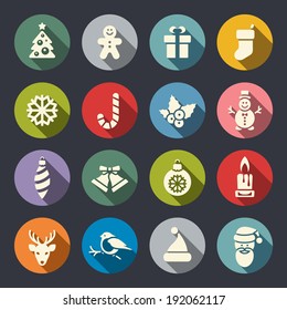 Christmas icon set