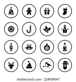 Christmas icon set