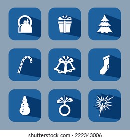 Christmas icon set