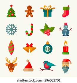 Christmas icon set