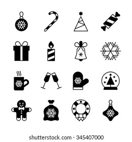 Christmas icon set