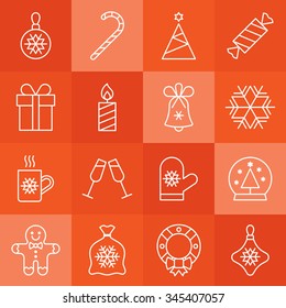 Christmas icon set