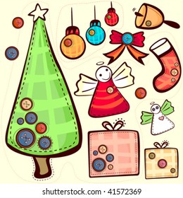 christmas icon set