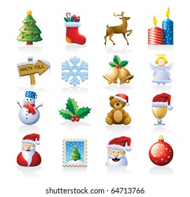 Christmas icon set