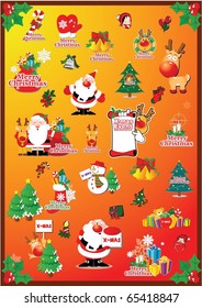 Christmas icon set