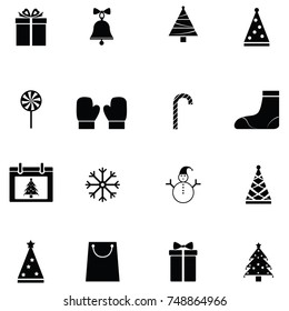 christmas icon set
