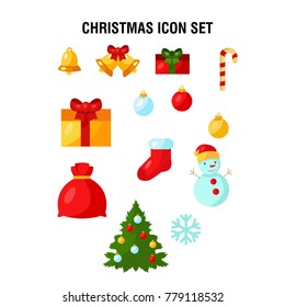 christmas icon set
