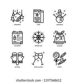 Christmas icon set 3