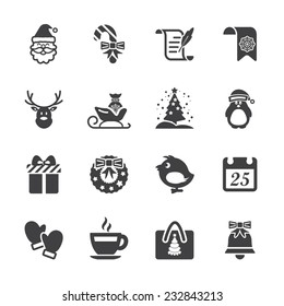 christmas icon set 7, vector eps10.