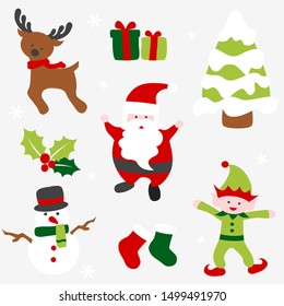 Christmas icon set - colorful