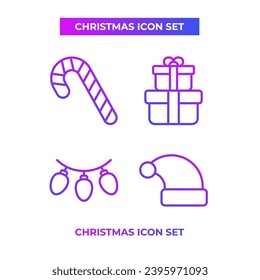 Christmas icon set vector fot site ora card