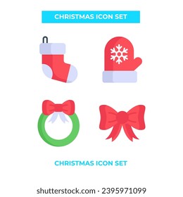 Christmas icon set vector fot site ora card